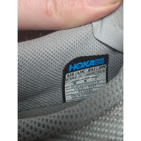 Hoka One One Speedgoat Athletic Shoes for Women 8.5B Running Comfort Trail Work - Picture 7 of 7